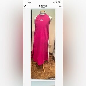 Vibrant Pink Sleeveless Dress